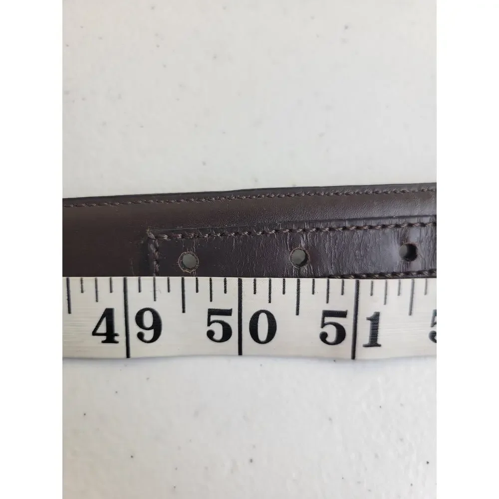 Ale Black Belt Genuine Leather Formal Business Career‎ Casual Men's Size 50